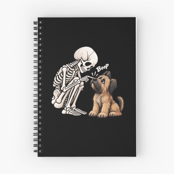 Item preview, Funny Skeleton Briard Dog Boop Halloween Design Mom Dad designed and sold by rafaeltto.