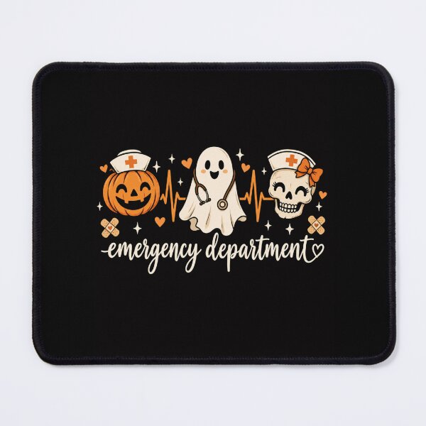 Item preview, Halloween Emergency Department Nurse Ghost designed and sold by ROUX-ART.