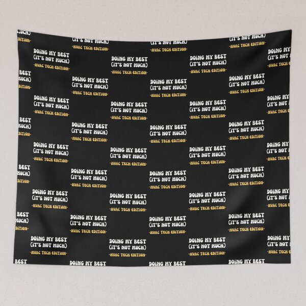 Item preview,  Funny HVAC Tech Doing My Best Its Not Much Retro designed and sold by mumchaosdesigns.