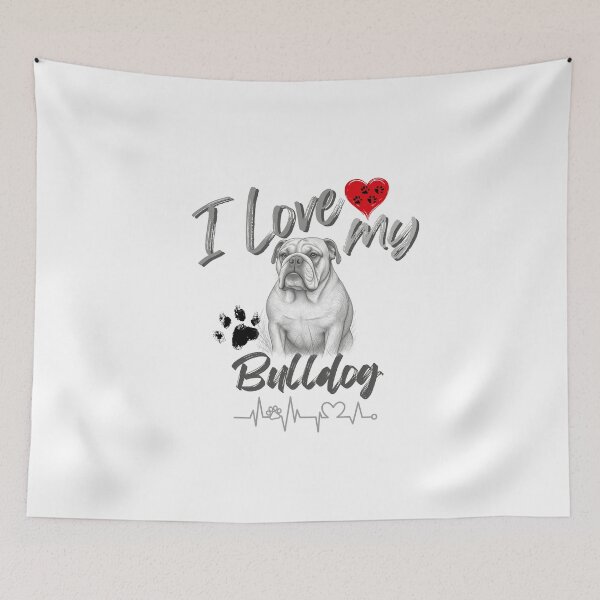 Item preview, I love my Bulldog designed and sold by iRenza.