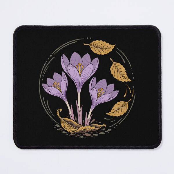 Item preview, Autumn crocus, autumn flowers, nature designed and sold by Christine Krahl.