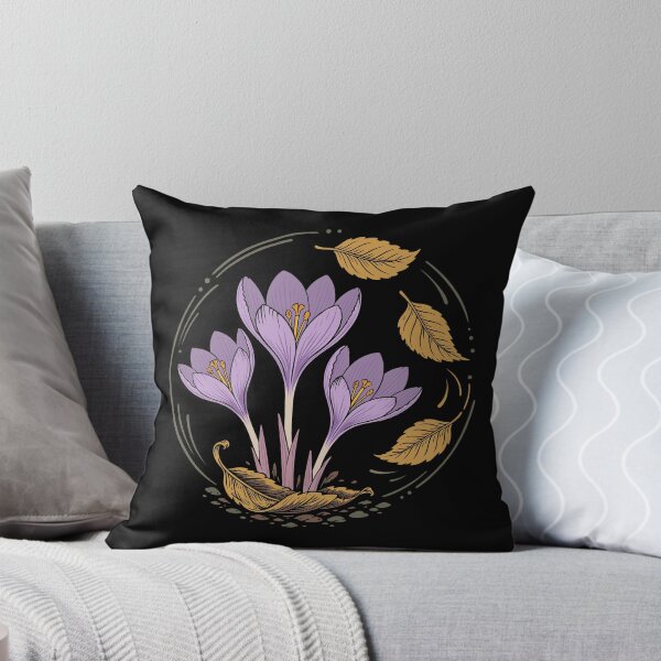 Item preview, Autumn crocus, autumn flowers, nature designed and sold by Christine Krahl.