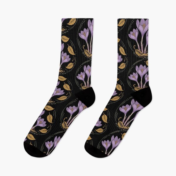 Item preview, Autumn crocus, autumn flowers, nature designed and sold by Christine Krahl.