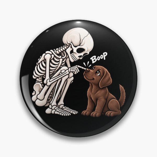 Item preview, Funny Skeleton Brown Labrador Dog Boop Halloween Design Mom Dad designed and sold by rafaeltto.