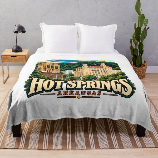 Item preview, Vintage Hot Springs Arkansas Travel Souvenir Landmark Gift designed and sold by MichaeIRellov.
