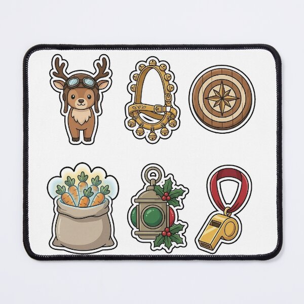 Item preview, Santa Reindeer Training Camp Sticker Pack - Flying Reindeer Essentials designed and sold by SimpleP.