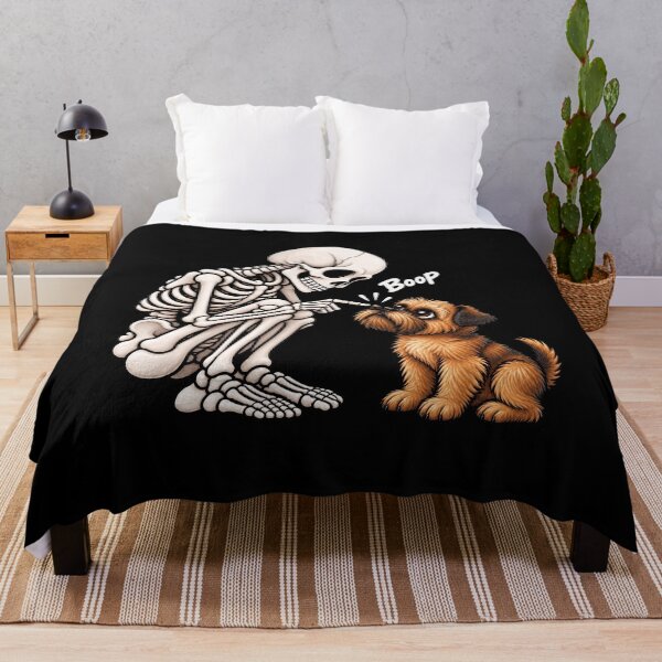 Item preview, Funny Skeleton Brussels Griffon Dog Boop Halloween Design Mom Dad designed and sold by rafaeltto.