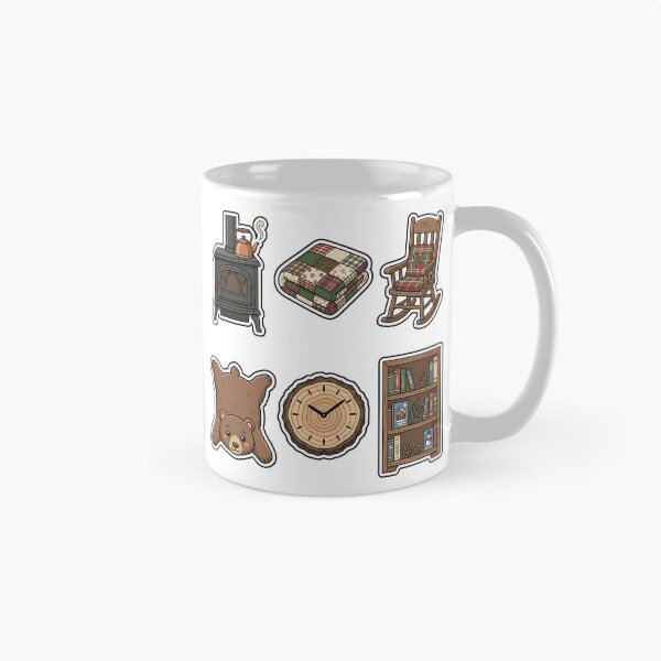 Item preview, Cozy Cabin Interior Sticker Pack - Rustic Mountain Living Favorites designed and sold by SimpleP.