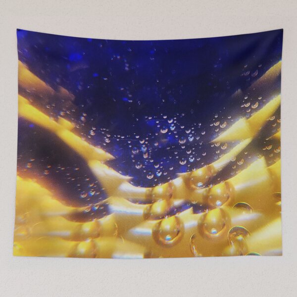 Item preview, Cosmic Dewdrops: Luminous Golden Sun & Infinite Cosmos designed and sold by ElionSolis.