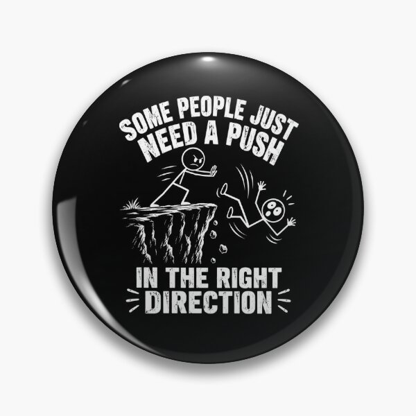 Item preview, Boundary Setting Humor: Push in the Right Direction designed and sold by ROUX-ART.