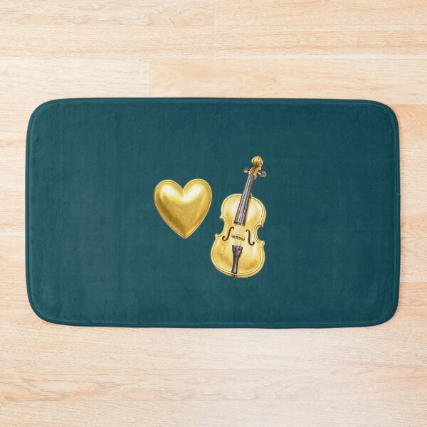 Item preview, Violin Melody with Golden Heart designed and sold by Mattigiov.