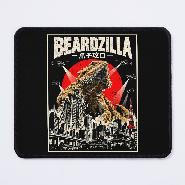 Item preview, Beardzilla Giant Bearded Dragon Monster in the City designed and sold by andre-hollow.