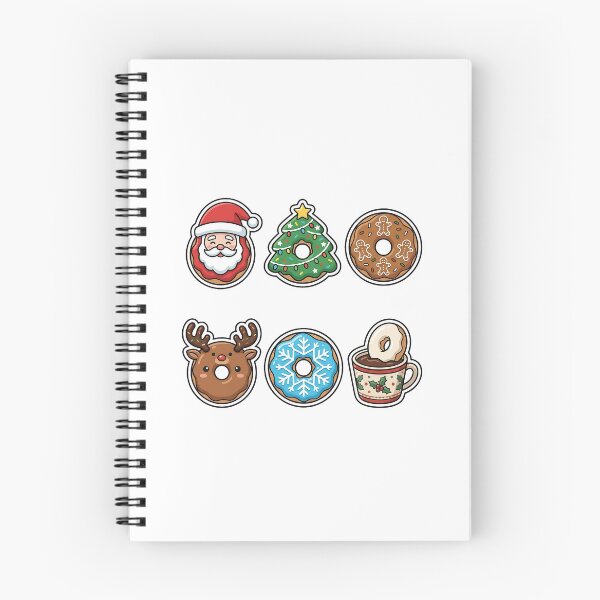 Item preview, Sweet Christmas Donut Sticker Pack - Festive Bakery Treats Set designed and sold by SimpleP.