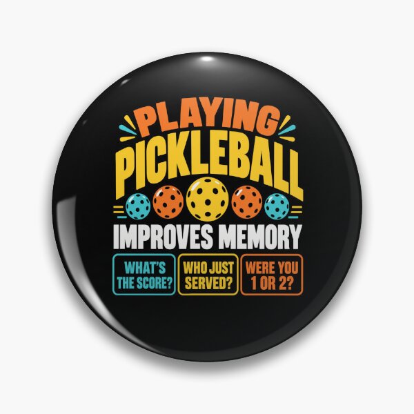 Item preview, Pickleball Humor Improves Memory designed and sold by ROUX-ART.