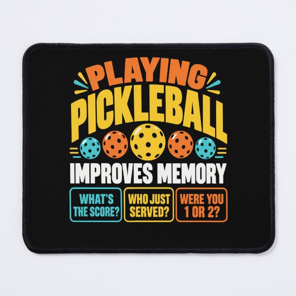 Item preview, Pickleball Humor Improves Memory designed and sold by ROUX-ART.
