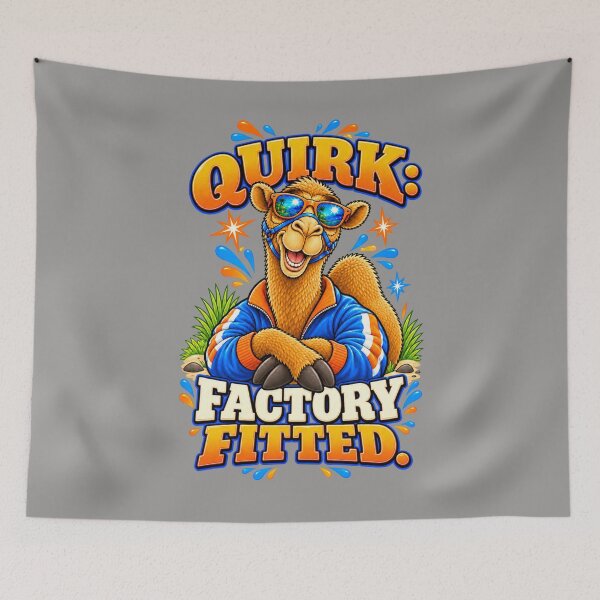 Item preview, Quirk: Factory Fitted – Funny Camel T-Shirt Animal Graphic Camel T-Shirt designed and sold by Camel & Quirk.