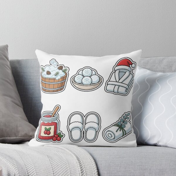 Item preview, Cozy Winter Spa & Pampering Sticker Pack - Holiday Relax Favorites designed and sold by SimpleP.