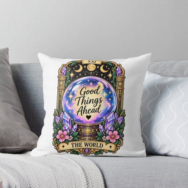 Item preview, The World Tarot Good Things Ahead designed and sold by DarkMoonSiren.
