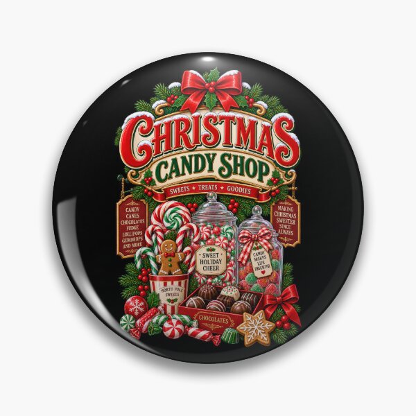 Item preview, Vintage Christmas Candy Shop designed and sold by RockitBaby.