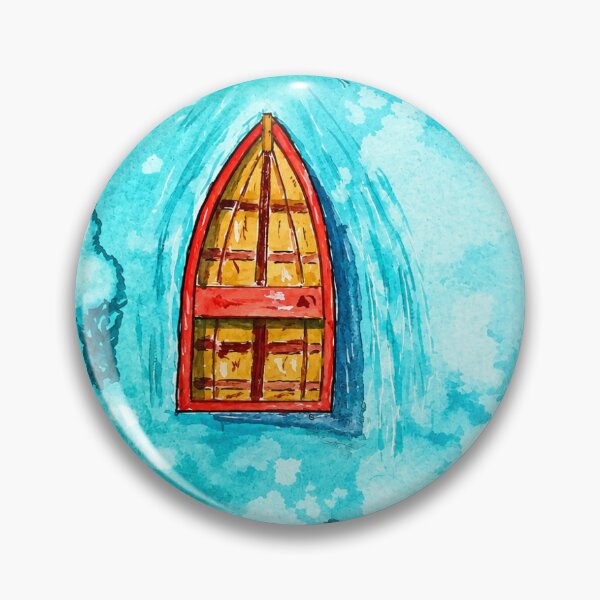 Item preview, turquoise laggon - red boat designed and sold by Mystic Fluid.
