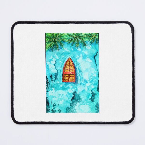Item preview, turquoise laggon - red boat designed and sold by Mystic Fluid.