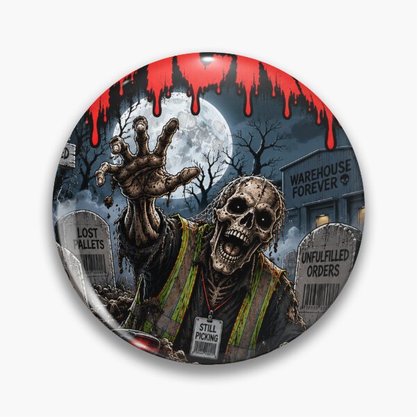 Item preview, Rest in Picks – Funny Warehouse Halloween Horror Design designed and sold by KeeganDykes.