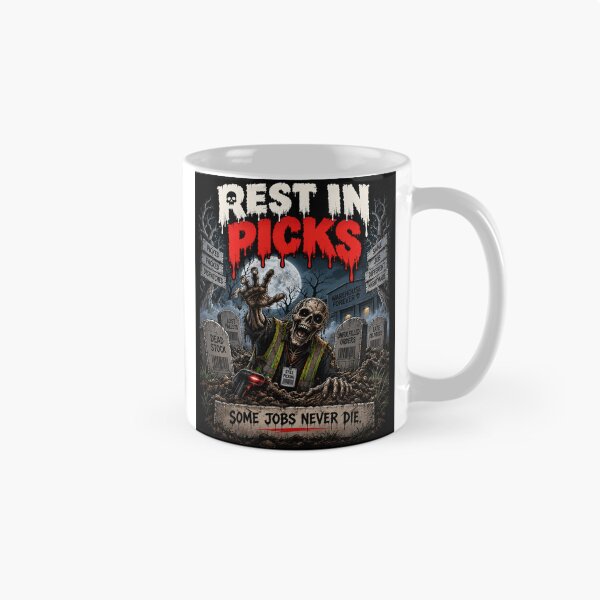 Item preview, Rest in Picks – Funny Warehouse Halloween Horror Design designed and sold by KeeganDykes.