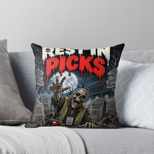 Item preview, Rest in Picks – Funny Warehouse Halloween Horror Design designed and sold by KeeganDykes.
