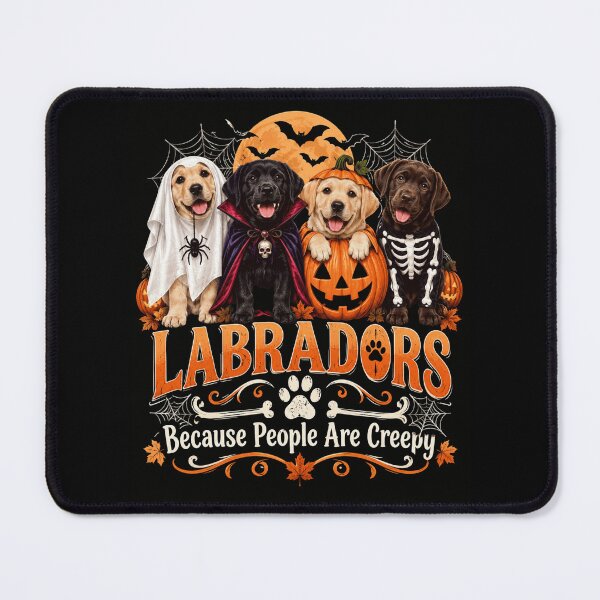 Item preview, Halloween Labrador Dogs Because People Are Creepy designed and sold by ROUX-ART.