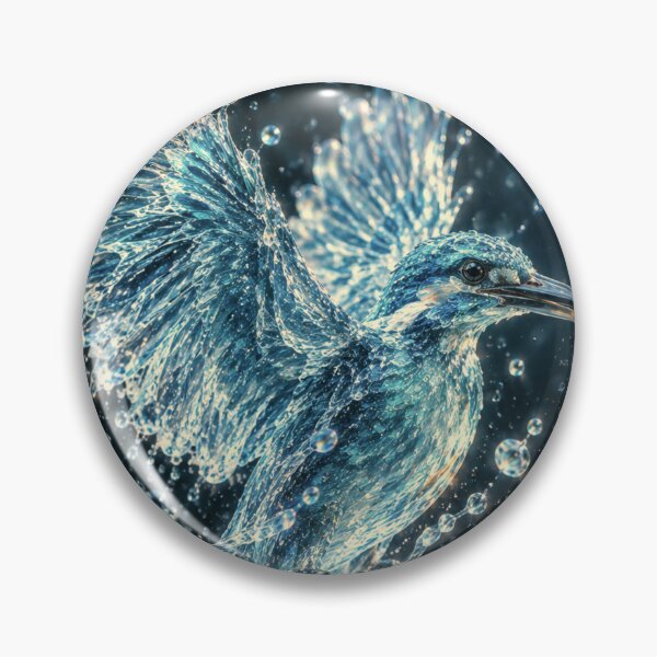 Item preview, Liquid hunter – kingfisher made of water designed and sold by Eric Nagel.