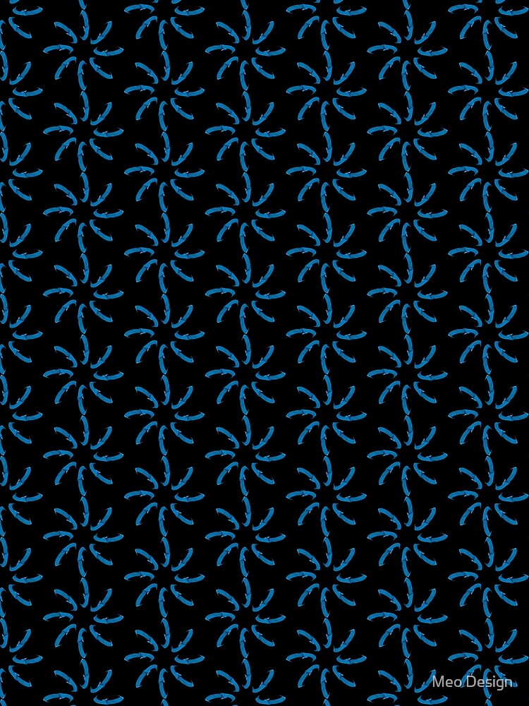 Thumbnail 3 of 3, Scarf, Blue mandala designed and sold by RomeoAzahar.