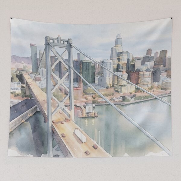 Item preview, The Bay Bridge Leads Home designed and sold by RdeB.