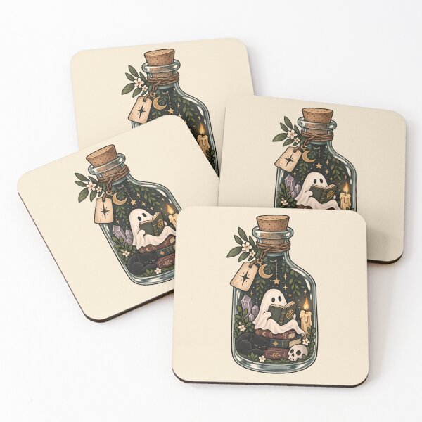 Item preview, Ghost Reading in Magic Potion Bottle designed and sold by Imaginationbeyond.