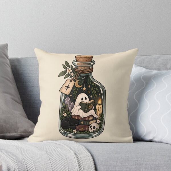 Item preview, Ghost Reading in Magic Potion Bottle designed and sold by Imaginationbeyond.