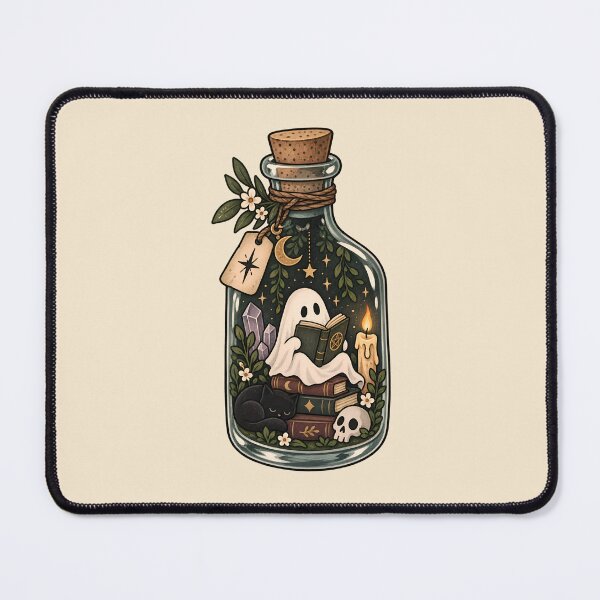Item preview, Ghost Reading in Magic Potion Bottle designed and sold by Imaginationbeyond.
