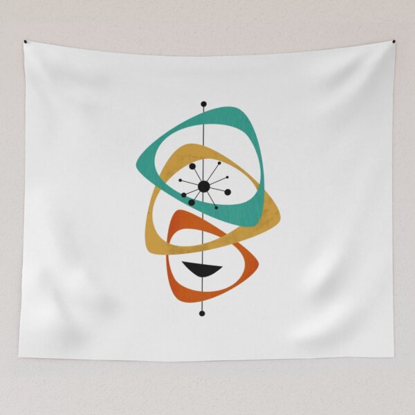 Item preview, Mid Century Modern 16 Cosmic Swirl designed and sold by alvablakefg.