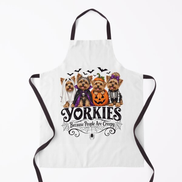 Item preview, Halloween Yorkies Because People Are Creepy designed and sold by ROUX-ART.