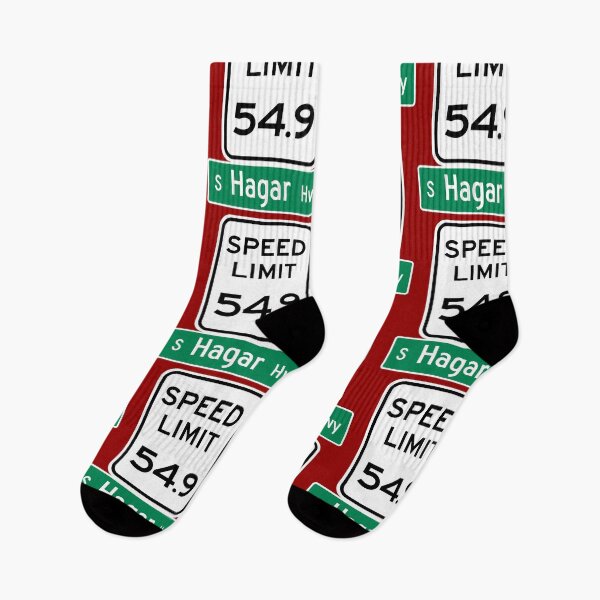 Item preview, Speed Limit 54.9 MPH on South Hagar Highway designed and sold by Karate Octopus.