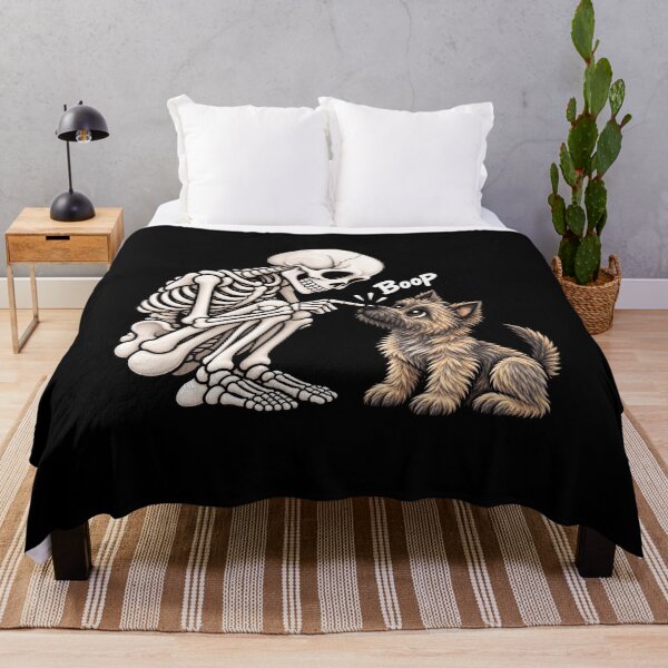 Item preview, Funny Skeleton Cairn Terrier Dog Boop Halloween Design Mom Dad designed and sold by rafaeltto.