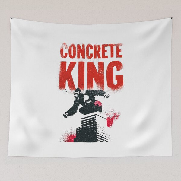 Item preview, Powerful King Kong High Rise Tower Stencil designed and sold by EdvvinStudios.
