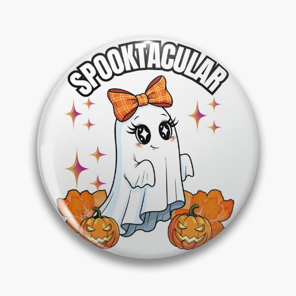Item preview, Spooktecular - cute ghost with ribbon  designed and sold by She - artist creations .
