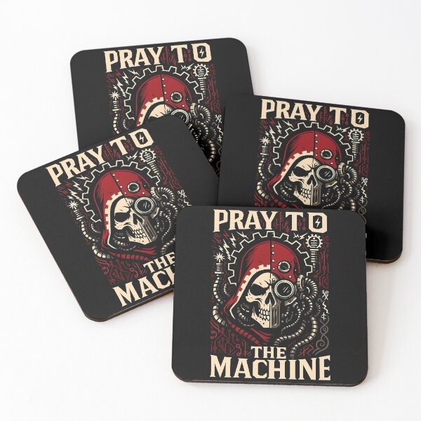 Item preview, Pray to the Machine - Adeptus Mechanicus Tech-Priest Cybernetic Skull Warhammer 40K  designed and sold by BravenBold.