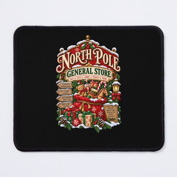 Item preview, Vintage North Pole General Store designed and sold by RockitBaby.