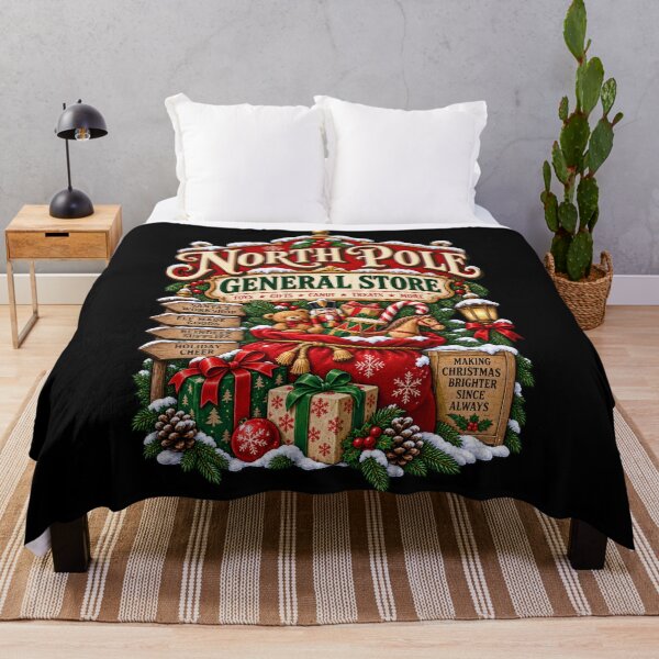 Item preview, Vintage North Pole General Store designed and sold by RockitBaby.
