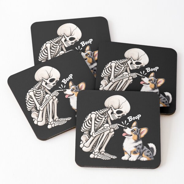 Item preview, Funny Skeleton Cardigan Welsh Corgi Dog Boop Halloween Design Mom Dad designed and sold by rafaeltto.