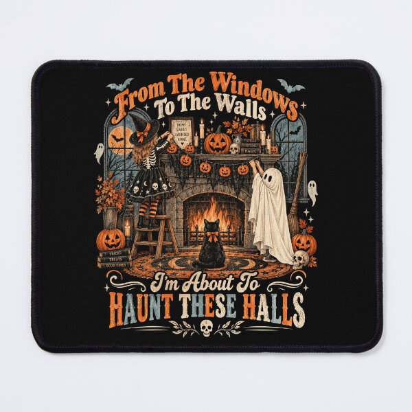 Item preview, Halloween Haunted House – Haunt These Halls designed and sold by ROUX-ART.