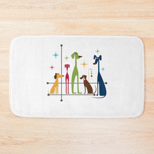 Item preview, Retro Mid-Century Modern Dogs 50s 60s Style designed and sold by alvablakefg.
