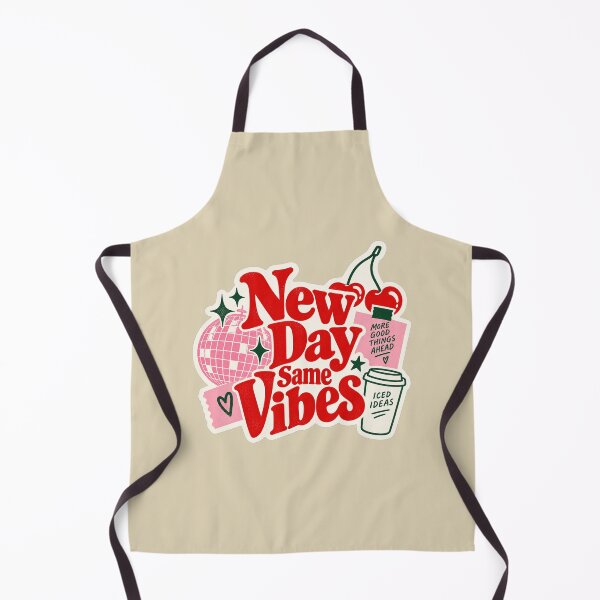 Item preview, New Day Same Vibes – Retro Positive Vibes Graphic designed and sold by NonnaWorks.