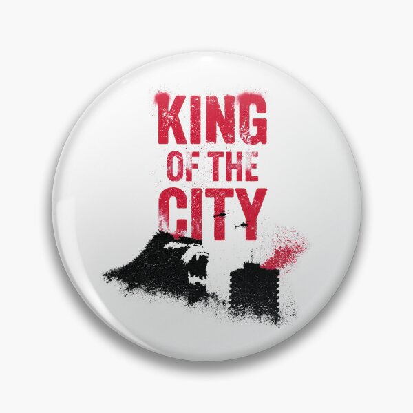Item preview, Roaring King Kong Skyscraper Summit Urban Poster designed and sold by EdvvinStudios.