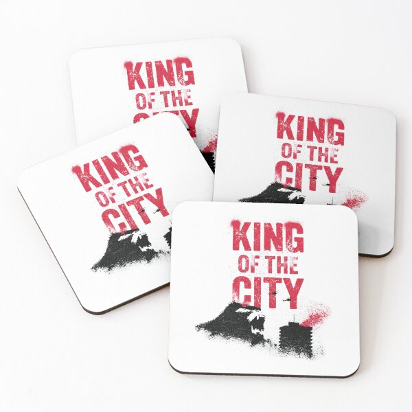 Item preview, Roaring King Kong Skyscraper Summit Urban Poster designed and sold by EdvvinStudios.